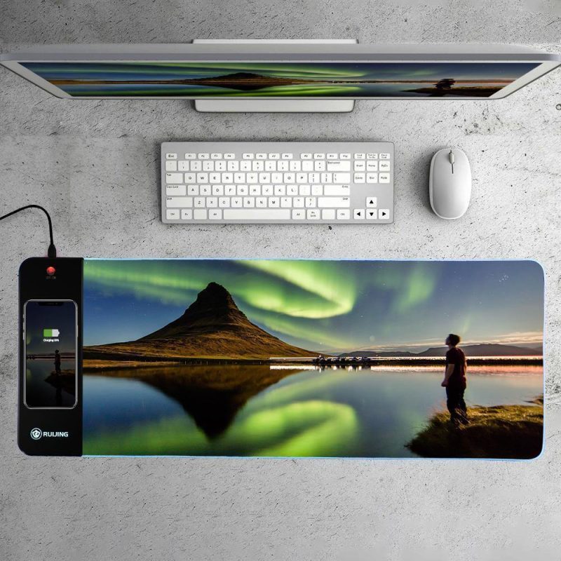 Custom Gaming Mouse Pad Wireless Charging Gift for Gamers – 31in*12in