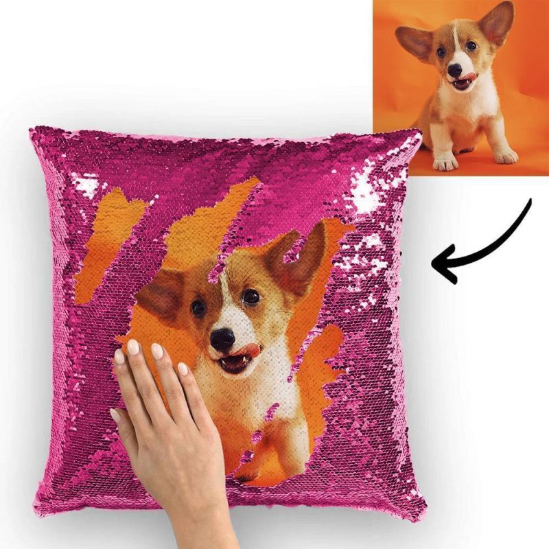 Dog Memorial Gift Magic Photo Pillow Gift For Dog Lover – 10 Colors