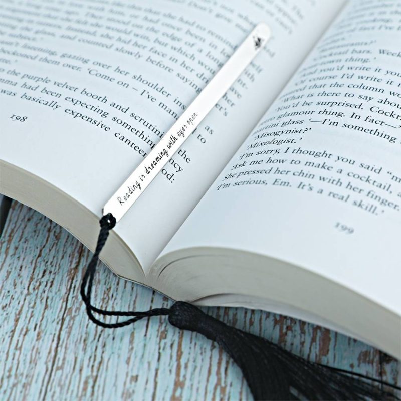 Personalized Engraved Bookmark Back to School Gifts for Friends