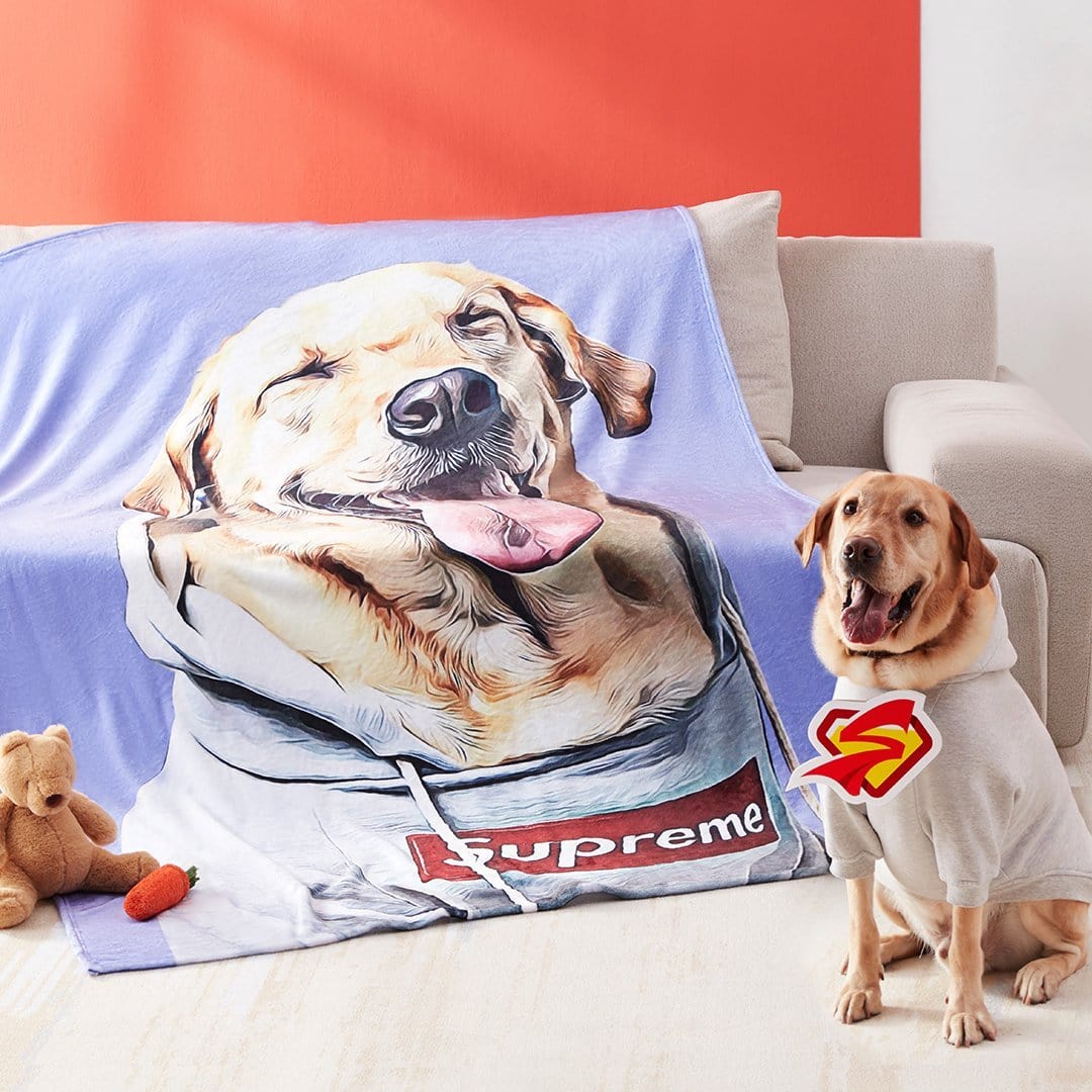 Custom Pet Blanket Photo Memorial Gifts - Image 4