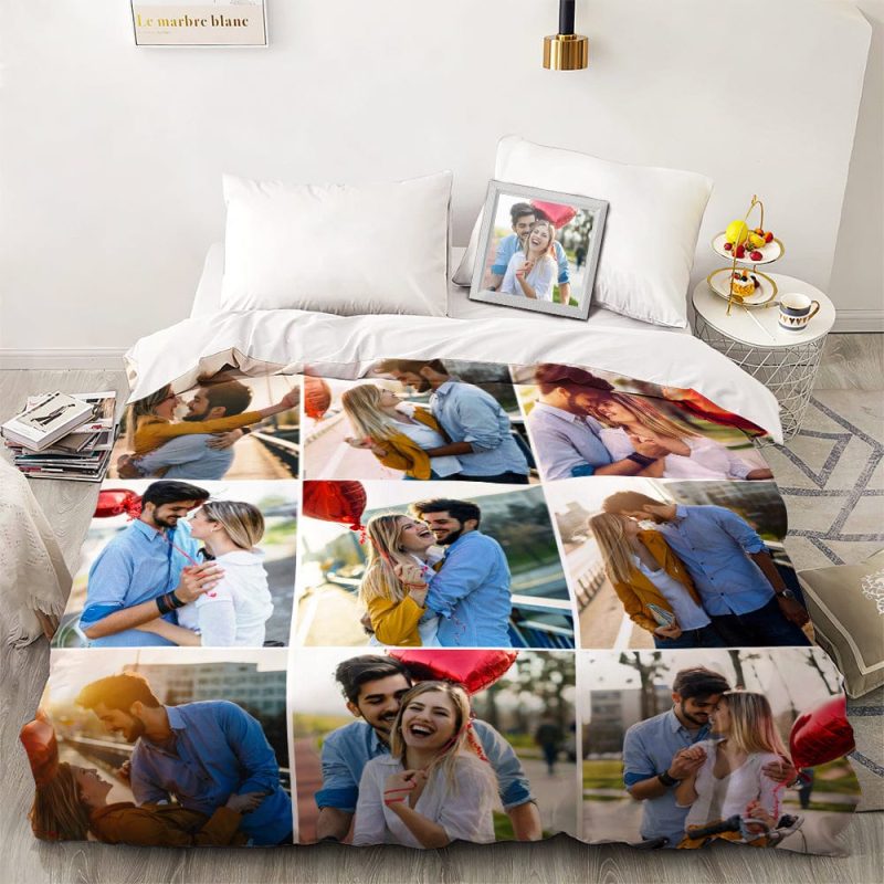Custom Bed Comforter Gifts for Her Up To 9 Photos