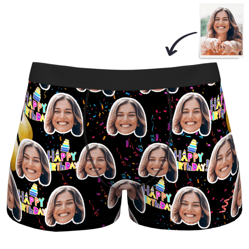 Customized Boxer Shorts Birthday Gift – Happy Birthday