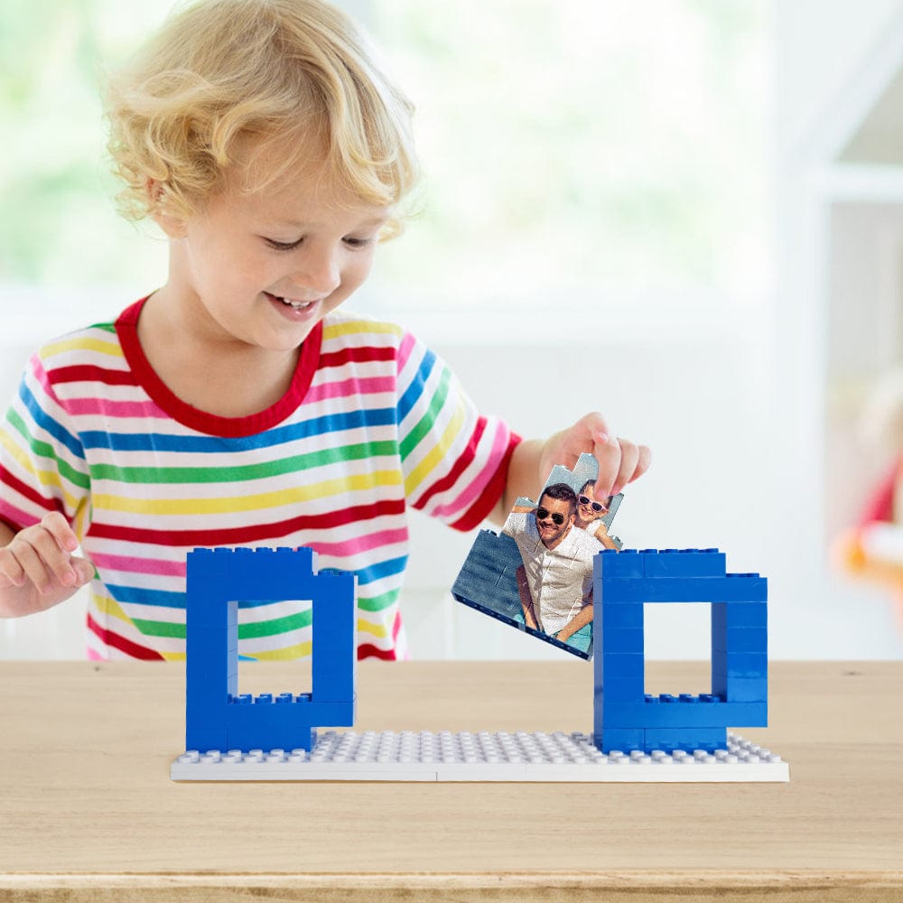 Personalized Dad Photo Building Brick Puzzles Photo Block Gifts for Dad Father's Day Gift - Image 3