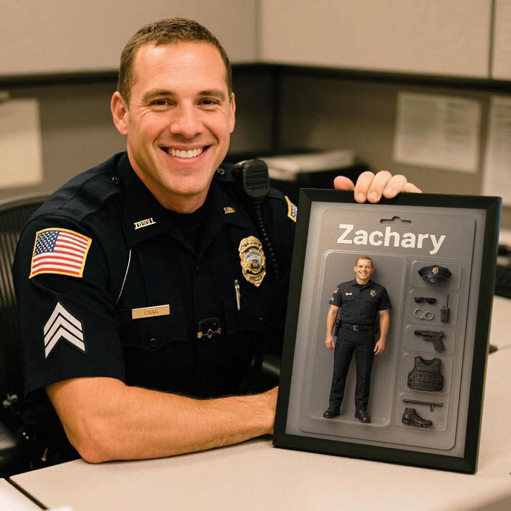 Fully Body Custom Action Figure Portraits | Personalized Toy Box Art | Custom Photo Frame Decorations - Image 5