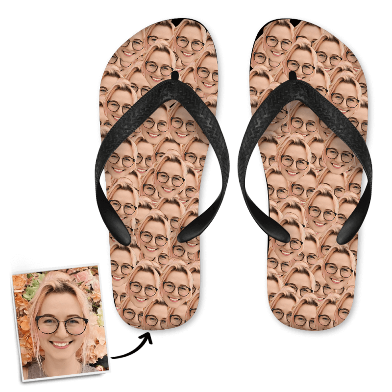 OH MY GIFT OH MY GIFTLAB Face Flip Flops