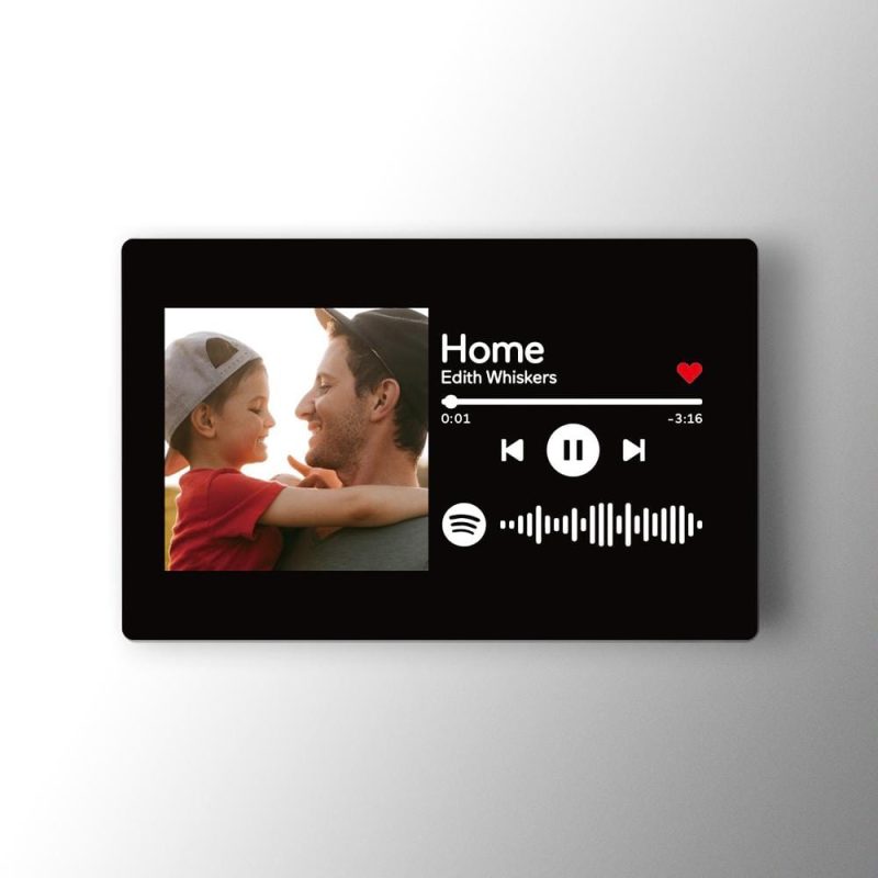 Custom Spotify Music Code Wallet Card Personalized Message Card