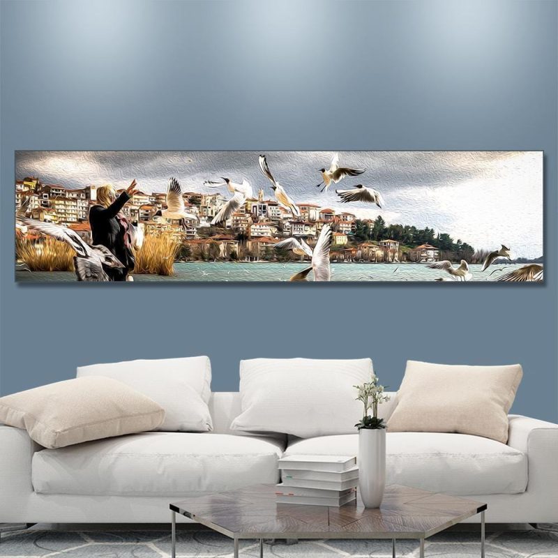 Family Gift Large Custom Canvas Prints Wall Art – 120*30cm