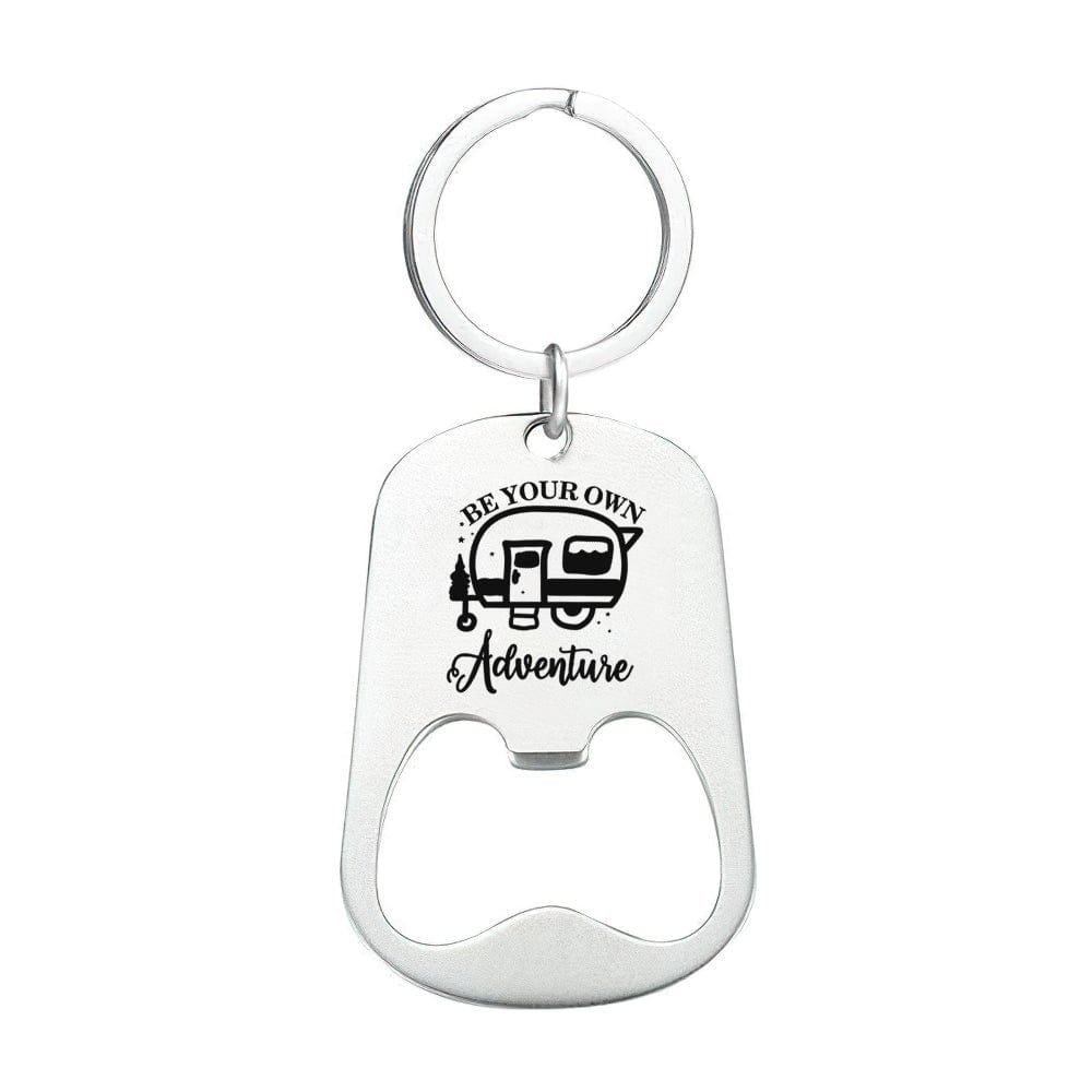 Adventure Keychain Bottle Opener Keyring Custom Keychain Gift For Valentine's Day - Image 2
