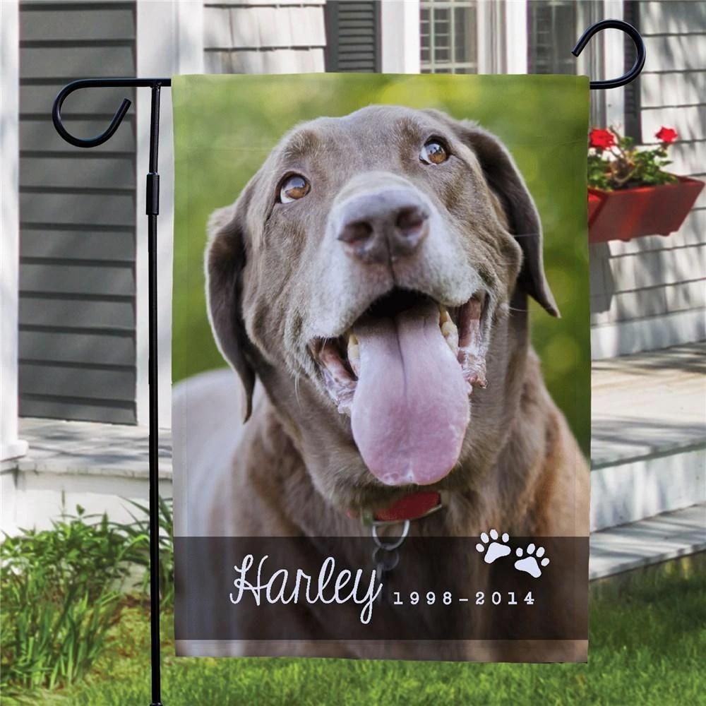 Personalized Photo Memorial Garden Flag