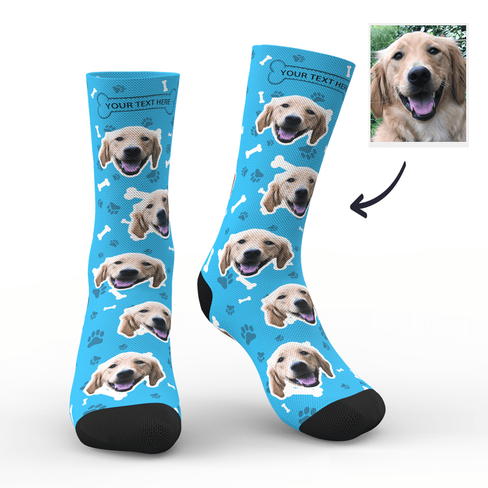 Dog Face Socks Personalized Socks Dog Mom Gifts - 8 Colors