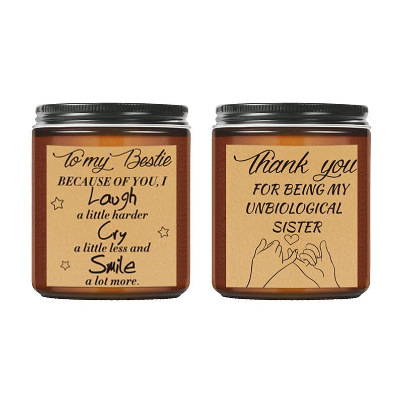Scented Candles Jar Aromatherapy Candle Relaxing Gifts for Best Friends – To My Besties