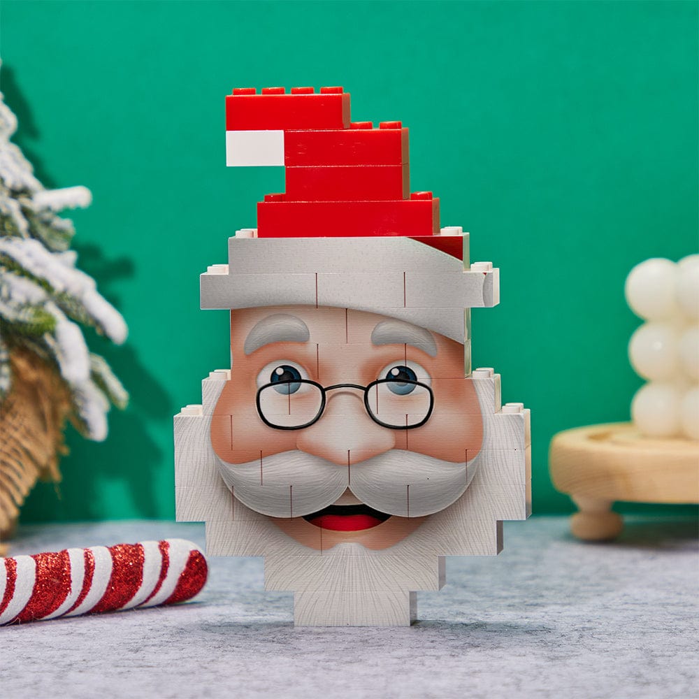 Personalised Santa Claus Building Brick Custom Photo Block Brick Puzzles Gifts - Image 3
