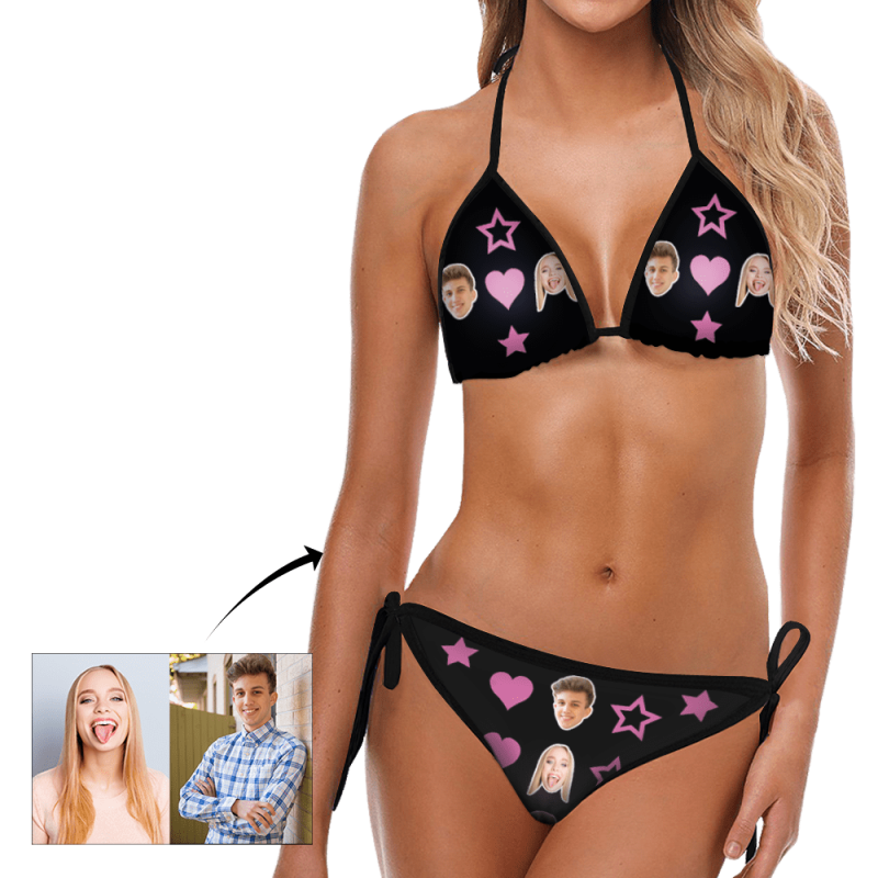 Personalized Bikini Sets Custom Bathing Suit Custom Swimming Suits Gifts for Girlfriend