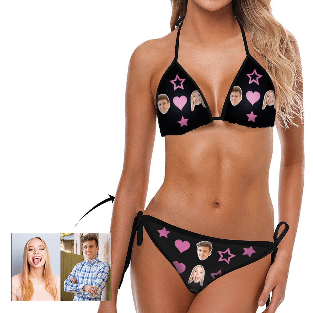 Personalized Bikini Sets Custom Bathing Suit Custom Swimming Suits Gifts for Girlfriend