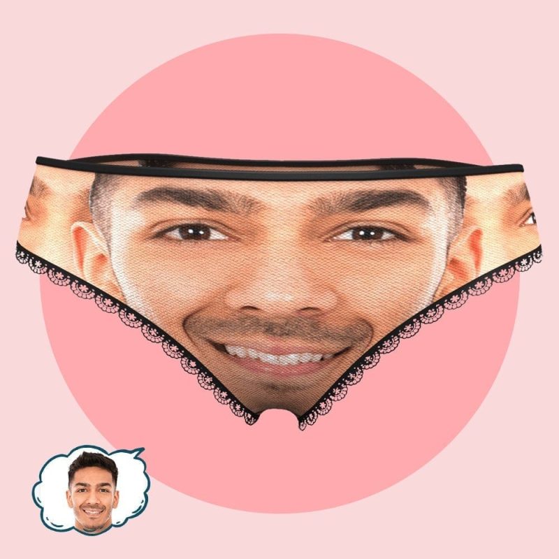 Custom Face Panties Boyfriend Face Anniversary Gifts For Her