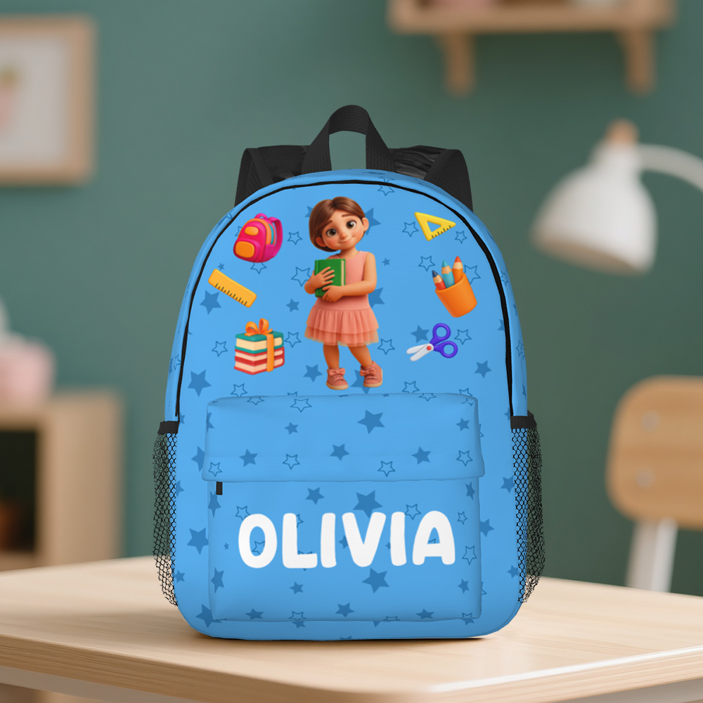 Custom Photo Kids Backpack Personalized Back To School Gifts For Kids - Image 4