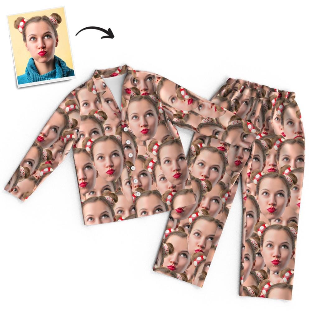 Custom Sleepwear Custom Photo Pajamas Sets Valentines Day Gifts