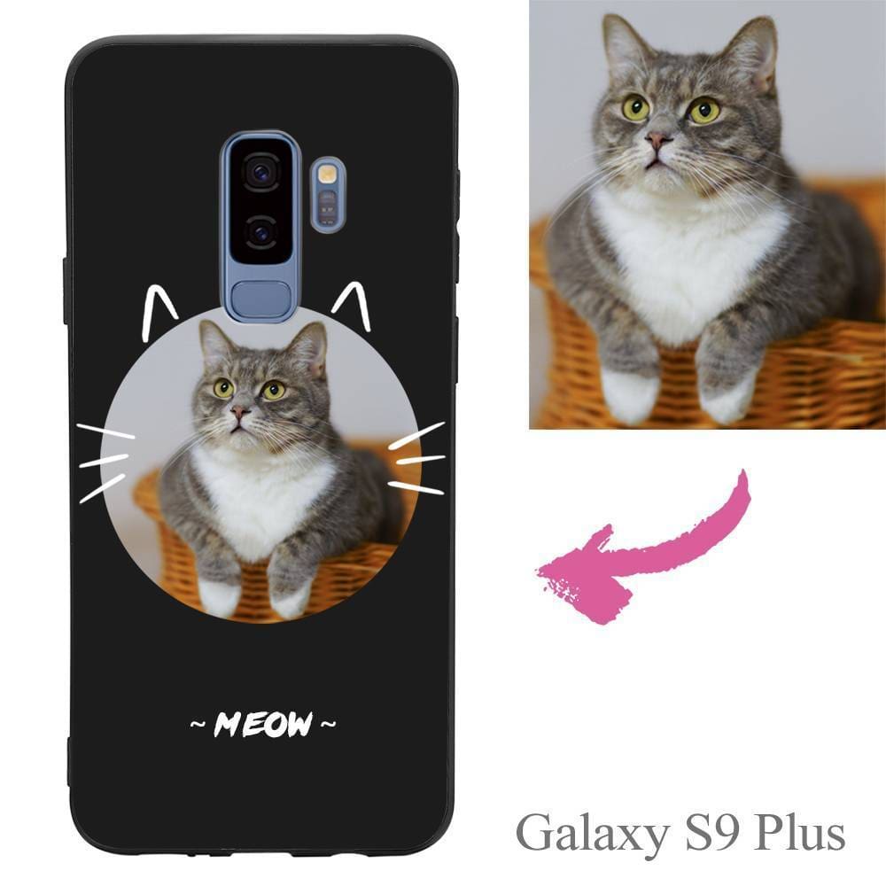 Galaxy S9 Plus Custom Cat Photo Protective Phone Case