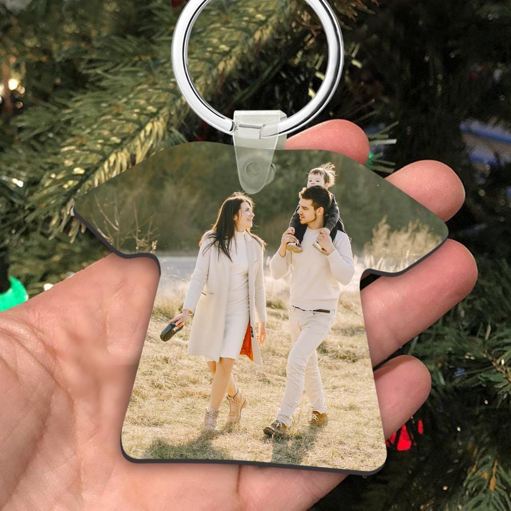 Mothers Day Keychain Wood Anniversary Gift Custom Keychain T-shirt Shape Gift For Mother's Day - Image 2