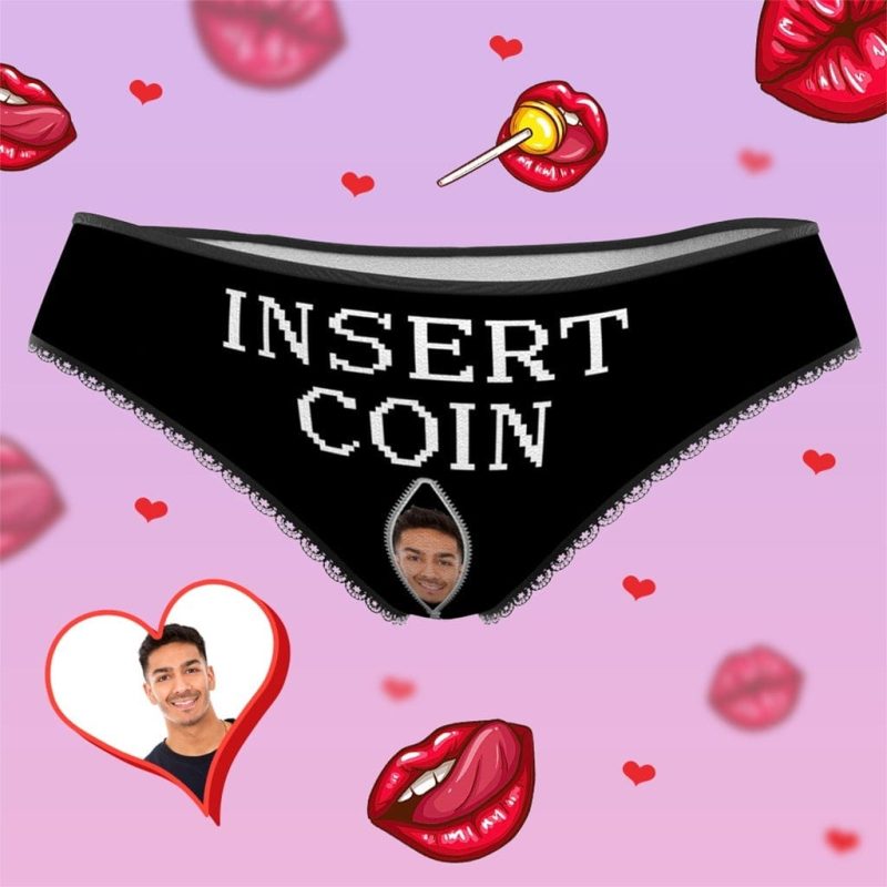 Custom Womens Underwear Face Panties Personalized Panties Valentines Day Gifts