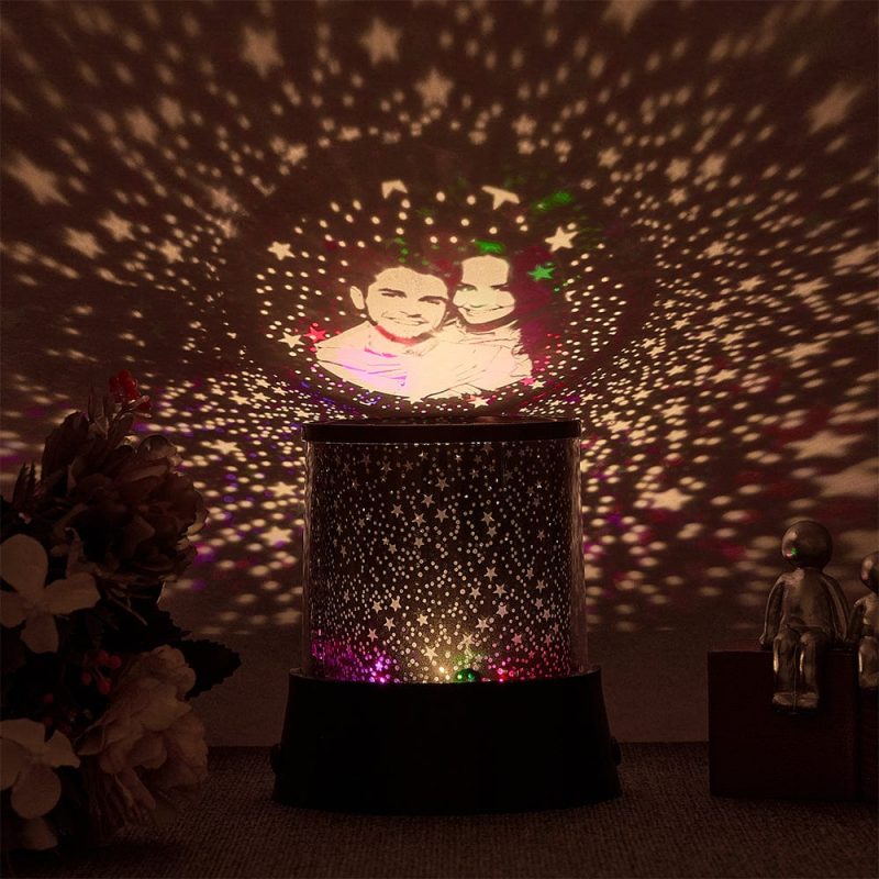 Personalized Photo Night Light Projector Valentine’s Day Gift for Lover