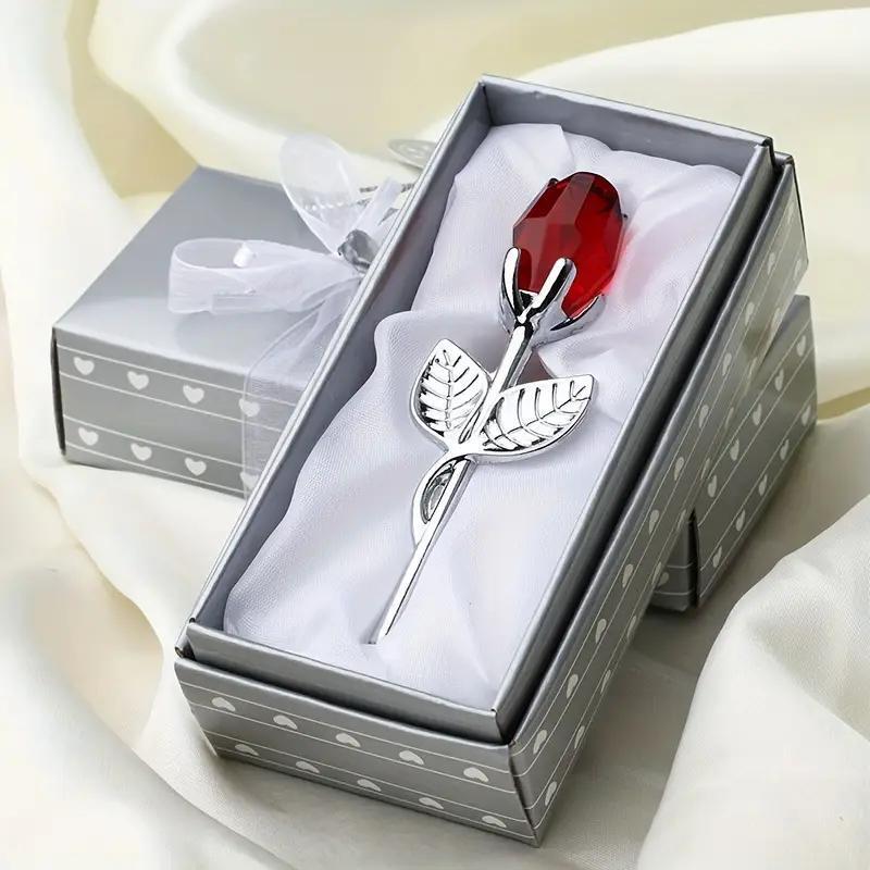 Crystal Roses With Gift Box Gift For Her Wedding Present Valentine’s Day gift