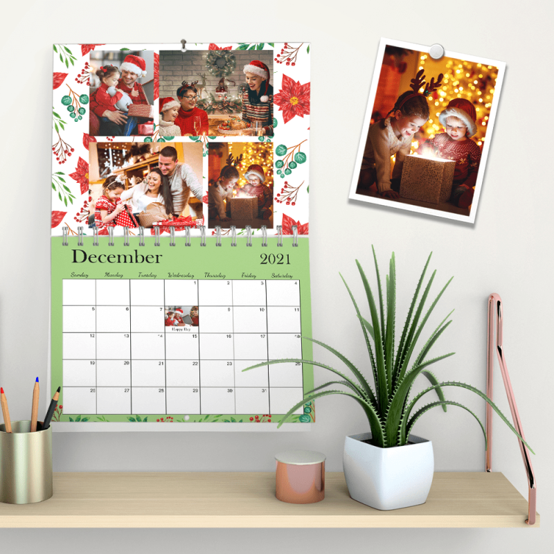 Custom Wall Calendar New Year Calendar for Christmas