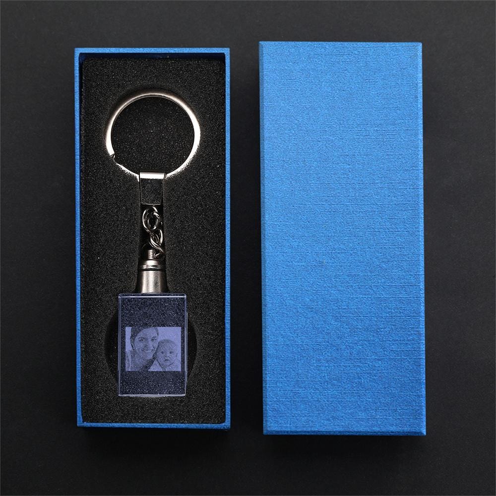 Pet Sympathy Gifts Dog Photo Keychain - Rectangle - Image 5