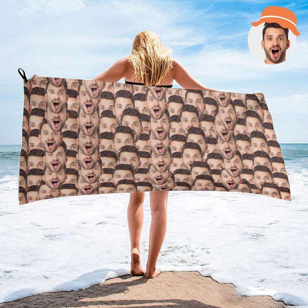 Personalized Photo Towel Custom Towel Funny Gift For Him