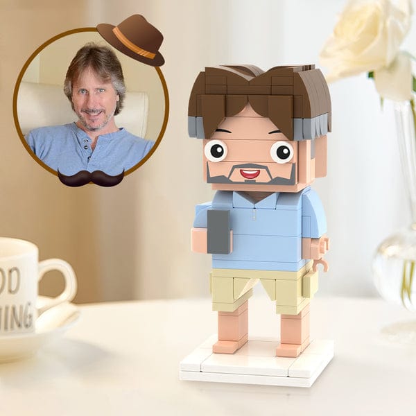 Custom Brick Figures Full Body Customizable 1 Person Best Father‘s Day Gifts