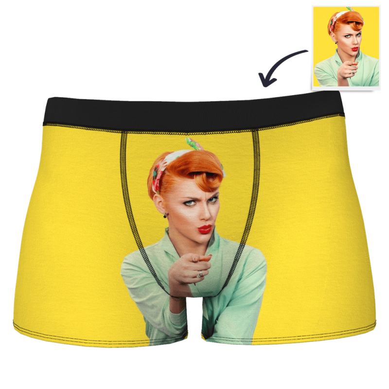 Boyfriend Face Boxer Brief Crazy Gift
