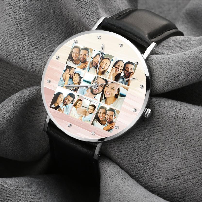 Photo Watch Engraved Watches Christmas Gifts for Lovers