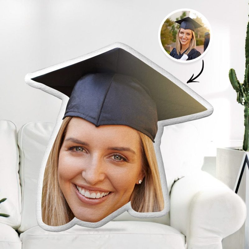 Face Pillow 3D Portrait Pillow Graduation Gifts for Her
