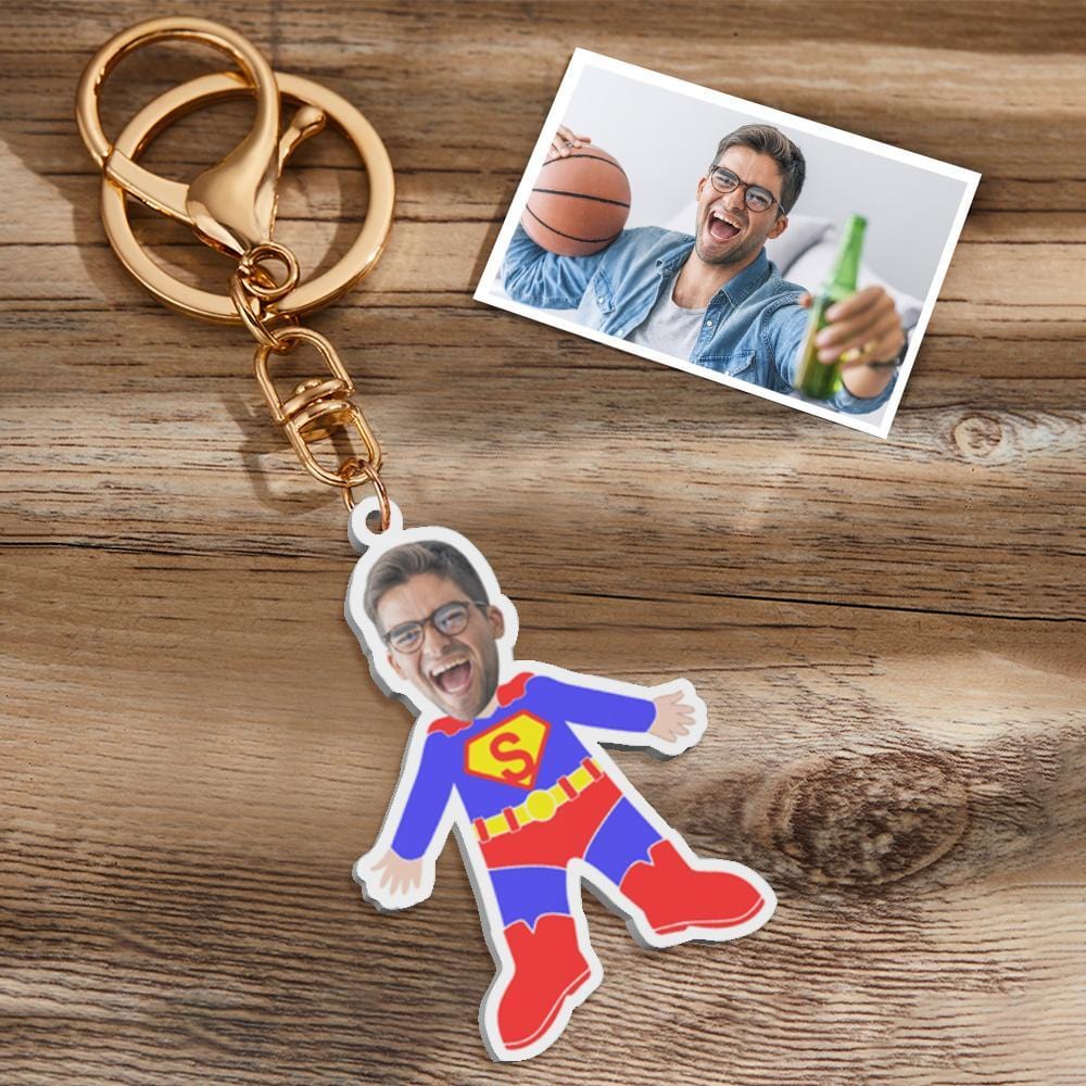 Custom Keychain Acrylic Minime Keyriings With My Face - Image 2