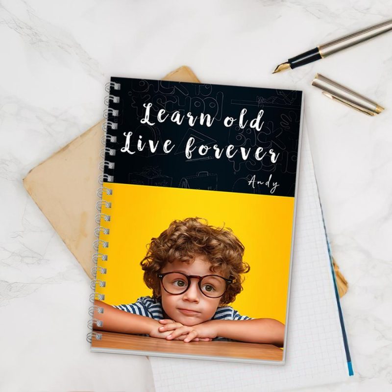 Photo Spiral Notebook Custom Notebook Back To School Gifts 14*21CM