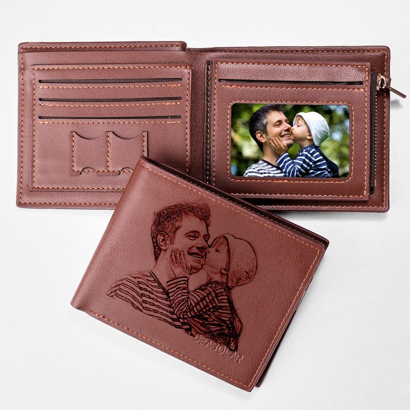 Gifts For Him Personalized Wallet For Men Custom Photo Wallets