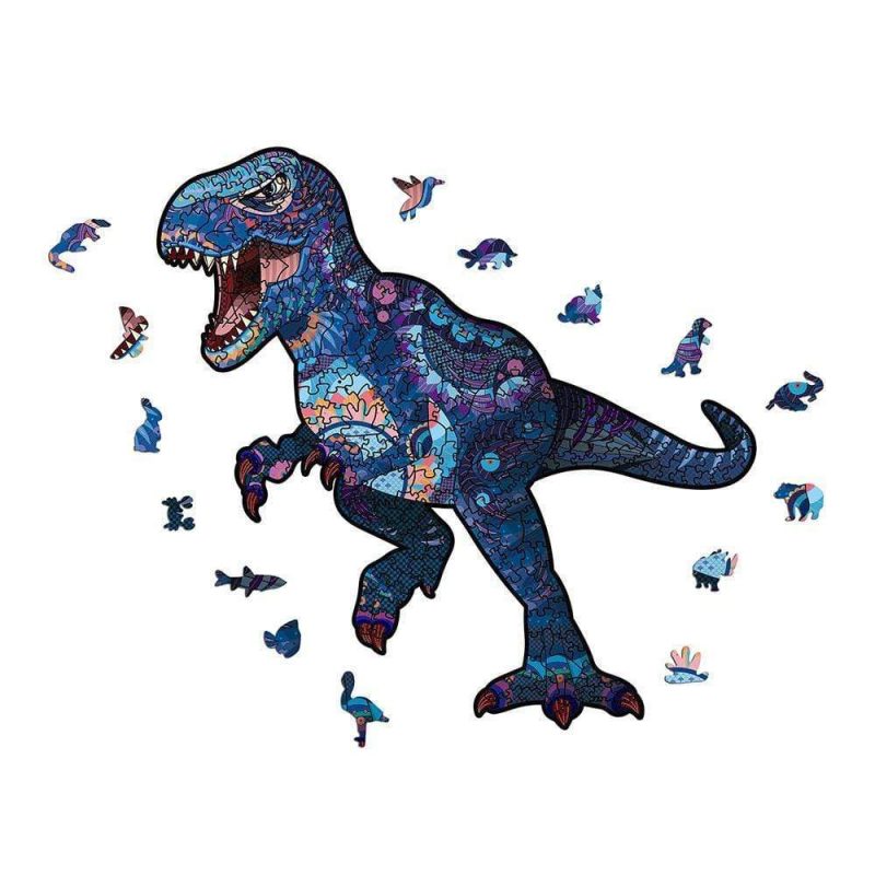 Tyrannosaurus Puzzle Tyrannosaurus Gift Wooden Jigsaw Puzzles For Kids