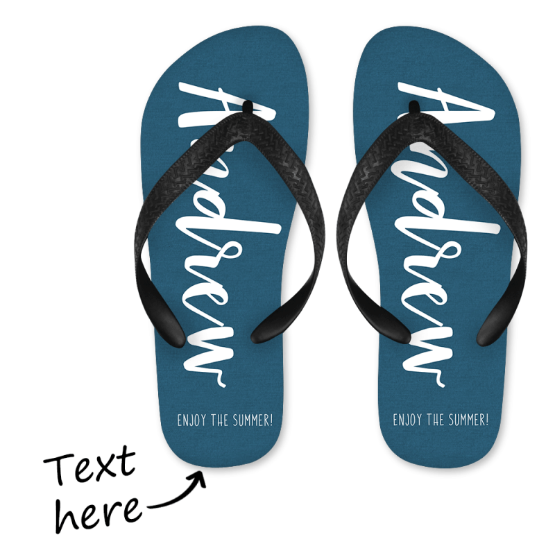 Personalized Flip Flop for Summer Comfortable – Blue
