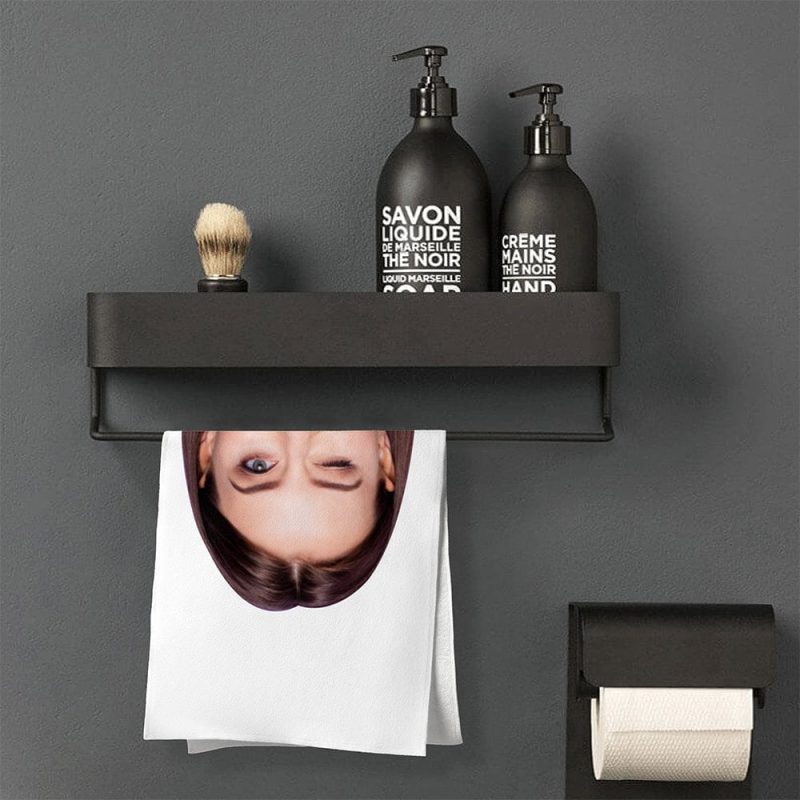 Personalised Towel With Big Face Funny Gifts for Family Bathroom Gifts