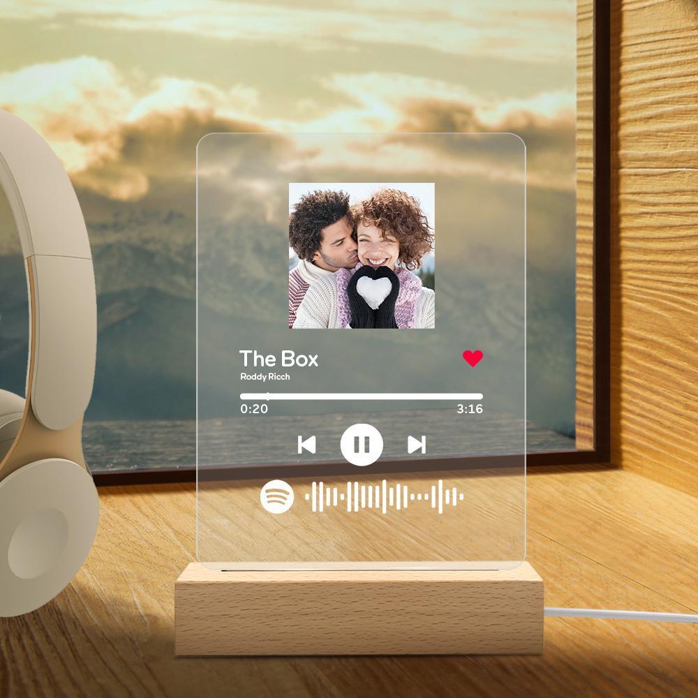 Spotify Music Plaque Night Light Personalized Anniversary Gifts Valentines Day Gifts - Image 2