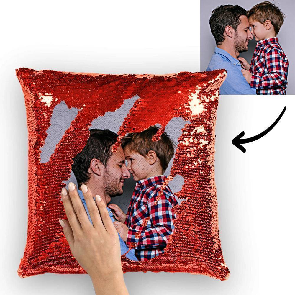 Family Gift Photo Magic Sequins Gift For Mom - 15.75''*15.75'' - Image 4