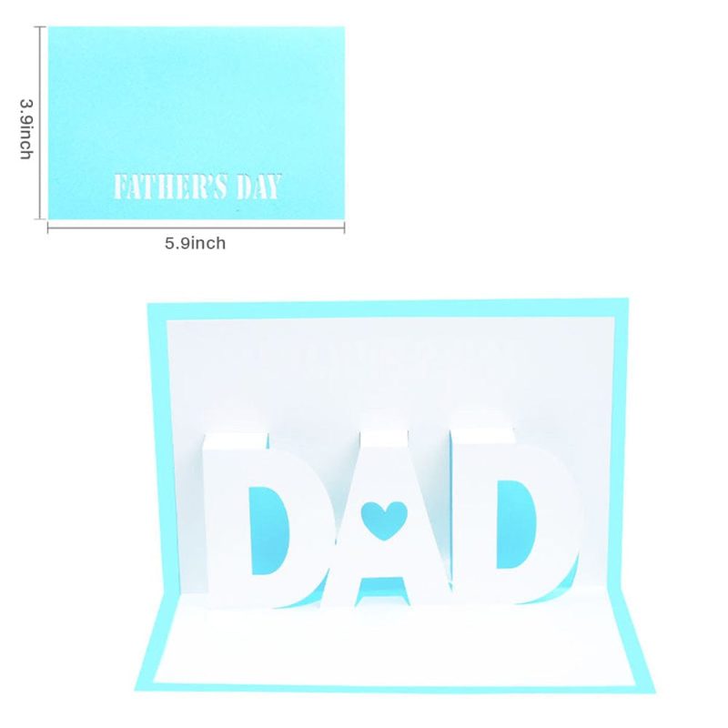 Father’s Day Card Dad 3D Pop Up Greeting Card for Him