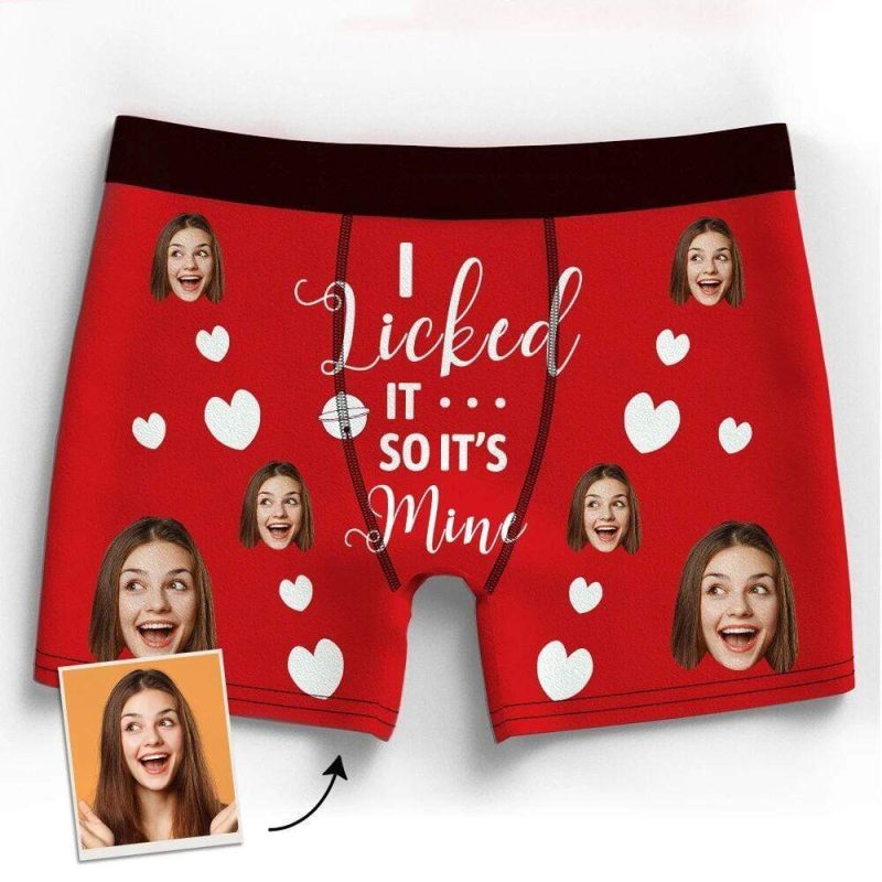 Face Boxer Personalized Underwear Valentine’s Gifts Ideas – 6 Colors