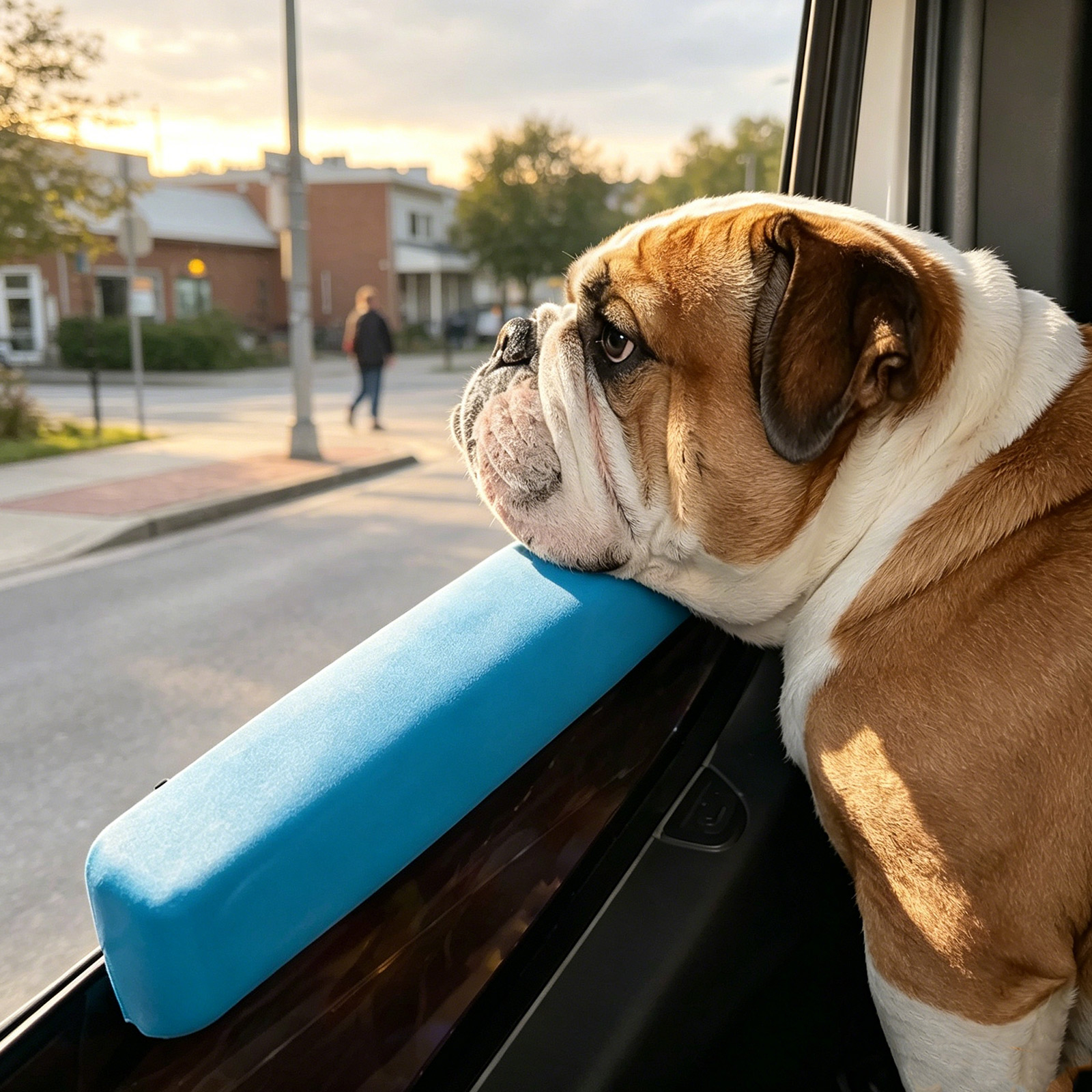 Personalized Dog Window Chin Rest Custom Car Window Cushion For Dogs With Name Or Short Message Road Trip Travel Pet Gift 6 - Image 2