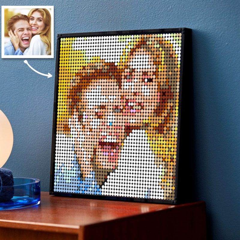 Custom Photo Mosaic Frame — Hundreds of Your Photos