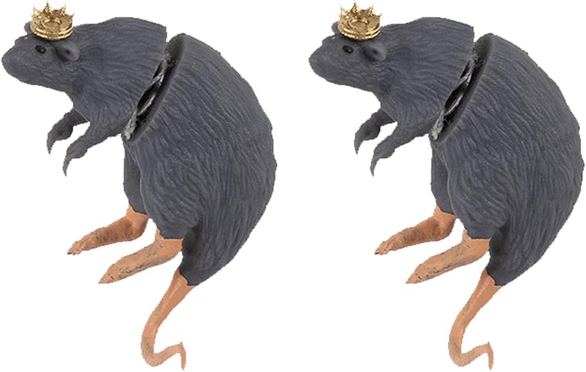 Hand Painted Rat Earrings Creative Funny Gifts For Friends - Image 2