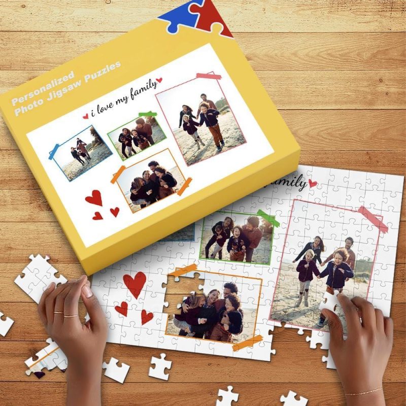 Father’s Day Puzzle Custom Photo Puzzle Father’s Day Gift  (35-1000 Pieces)
