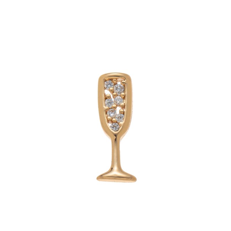 Locket Necklace Accessories Wine Glass