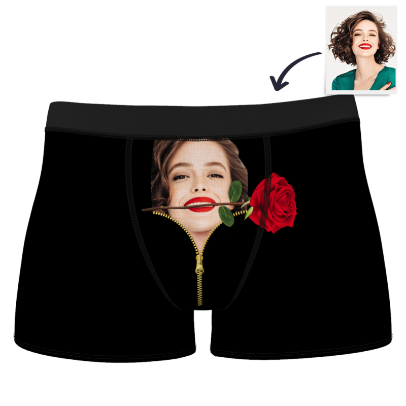 Boyfriend Gift Custom Boxer Shorts Valentine’s Day Gift