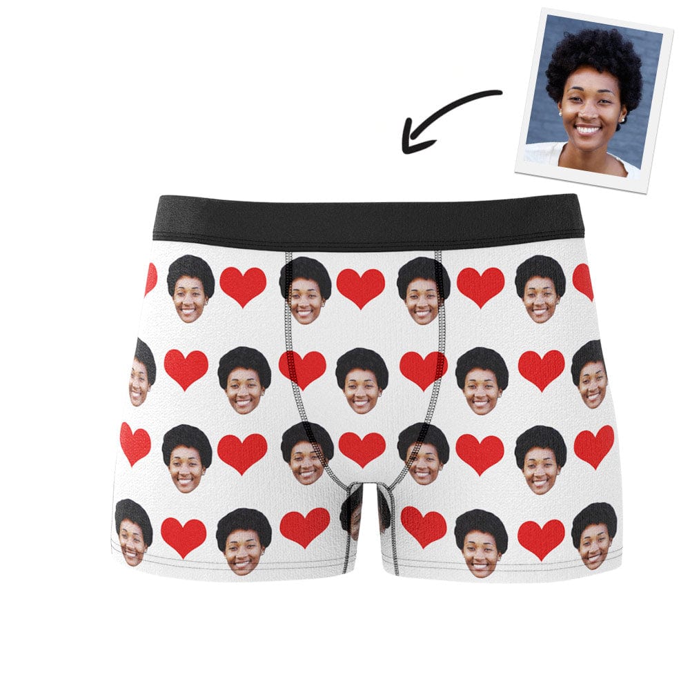 Customized Boxer Valentine's Gifts for Men Heart - 5 Colors Valentine's Day Gifts